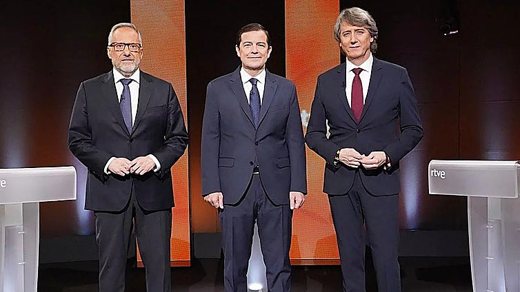 Empate tenso pero sin errores graves entre tres candidatos que juegan a no fallar