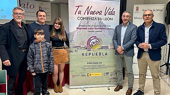 La familia que se muda a un pueblo de León: «Es el lugar en el que queremos estar»