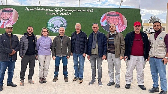 Investigadores de la ULE analizan en Jordania minerales estratégicos y riesgos ambientales
