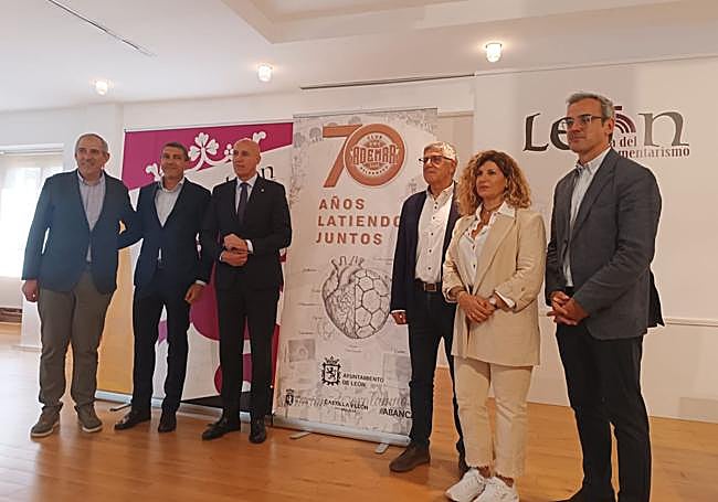 Presentación de los eventos del 70 aniversario del Ademar León.