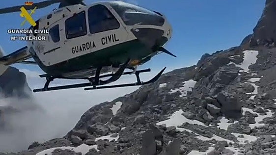 Rescatadas tres senderistas en Picos de Europa, una de ellas herida