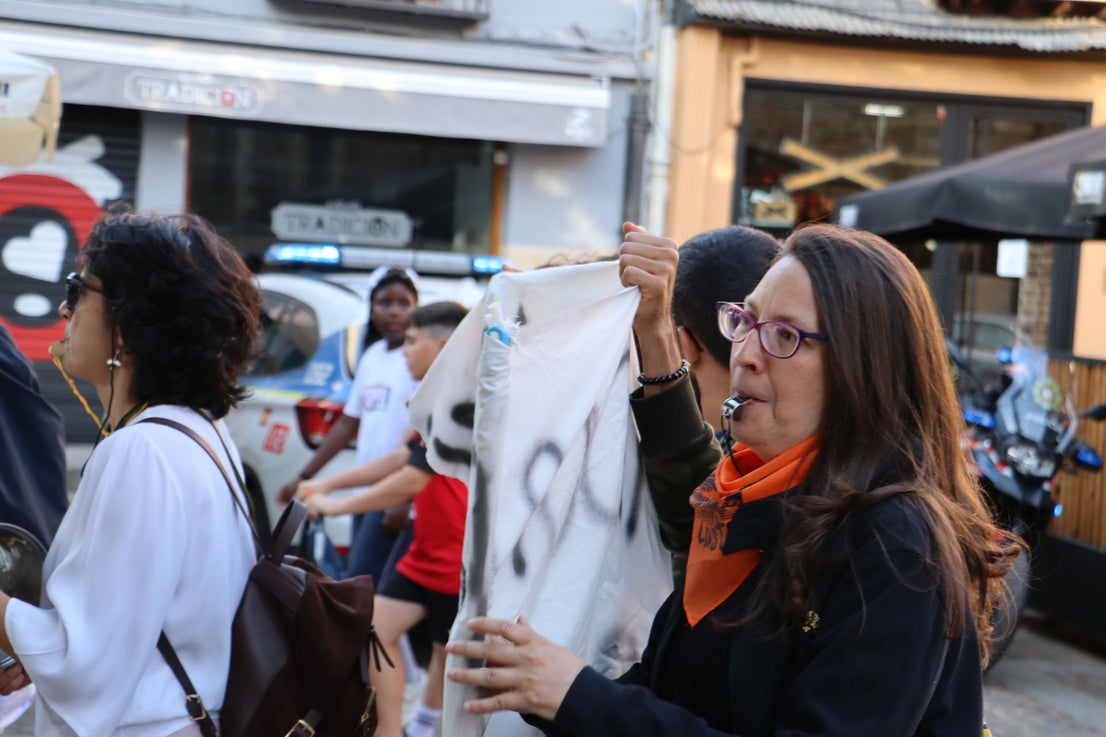 Las imágenes de la manifestación por la planta de biomasa en León