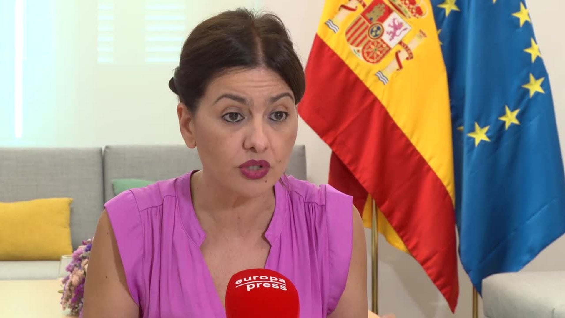 Sira Rego, ante los incendios: "Es una grave irresponsabilidad el negacionismo climático"