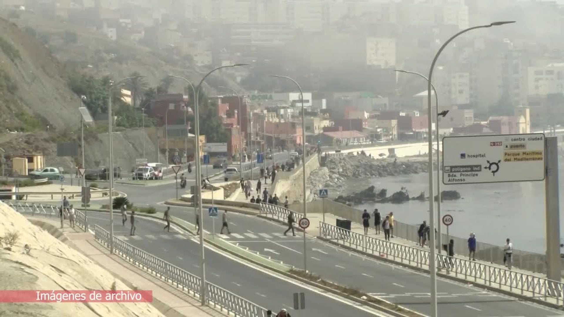 La frontera de Ceuta, en calma tras un refuerzo histórico de las autoridades marroquíes