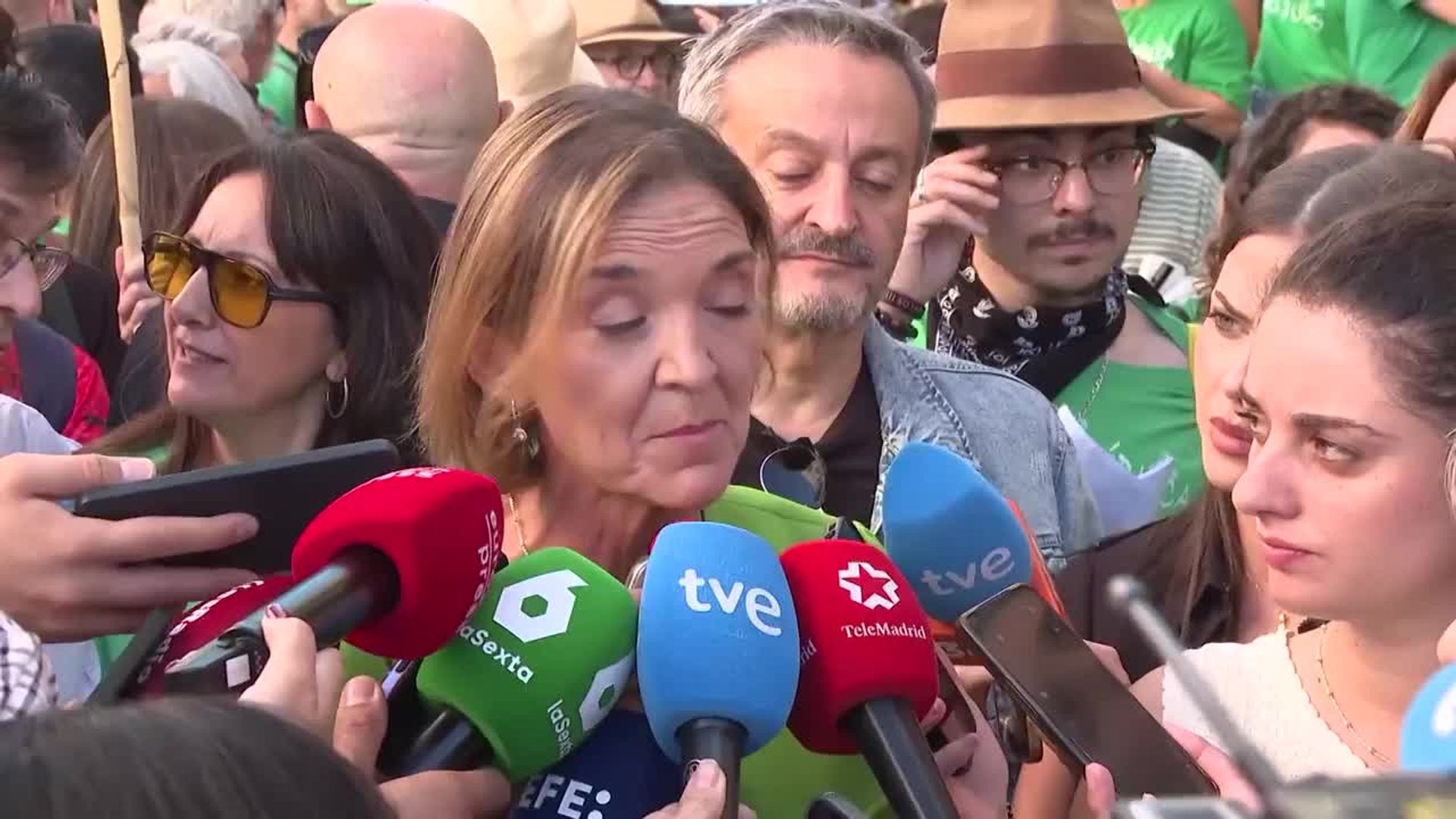 Maroto reprocha cualquier vandalismo que haya habido en Sol y defiende acampada "pacífica"
