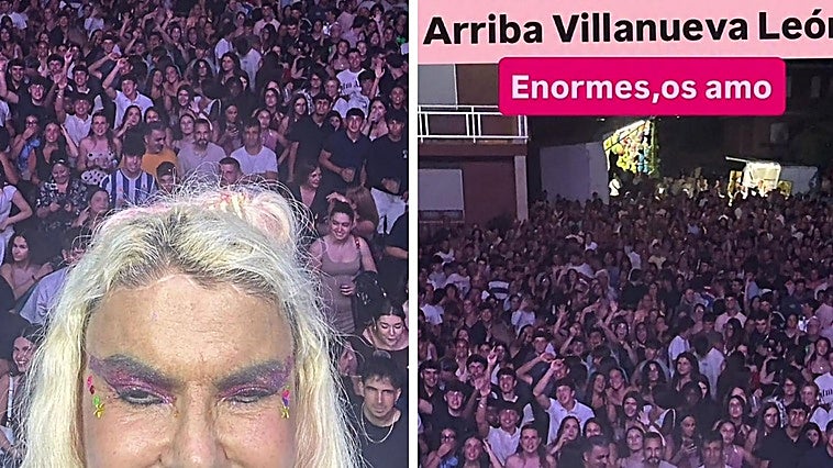 La foto viral de Leticia Sabater en un pueblo de León que desata la polémica
