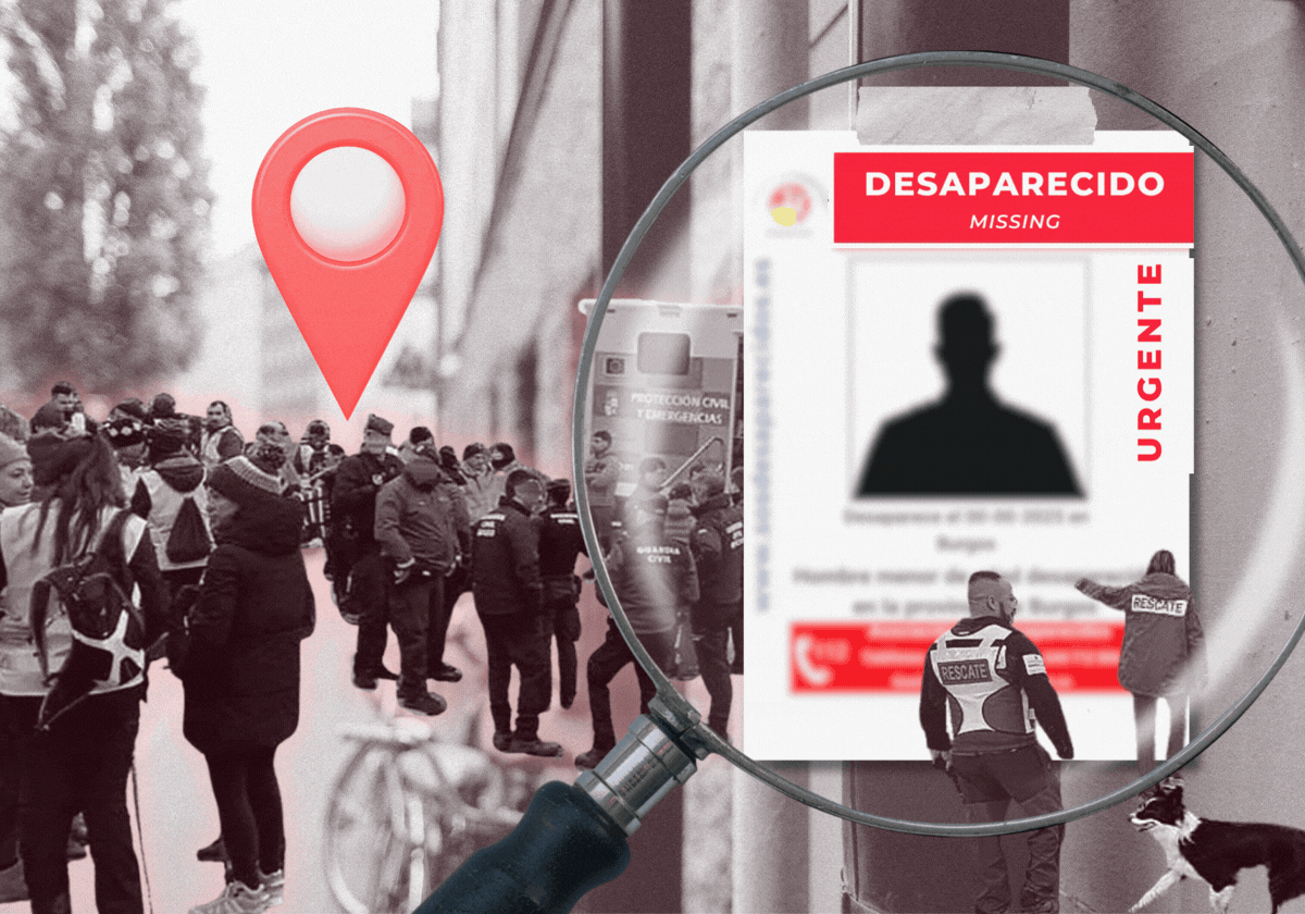 Imagen creada para representar las desapariciones en la provincia.
