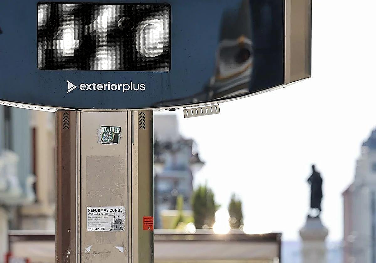 Calor en la capital leonesa.
