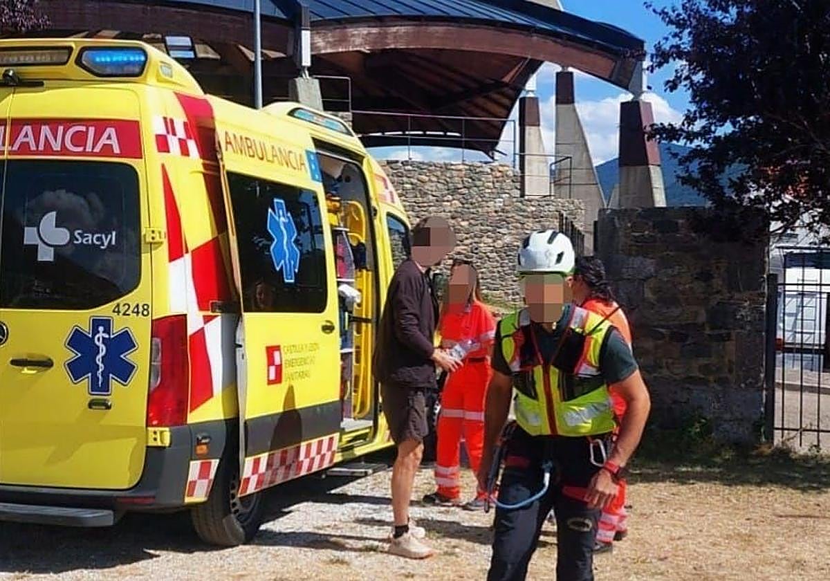 Rescate de un senderista en Vegahuerta.
