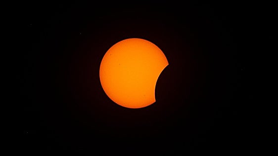 Las imágenes del eclipse de la NASA desde San Millán de los Caballeros