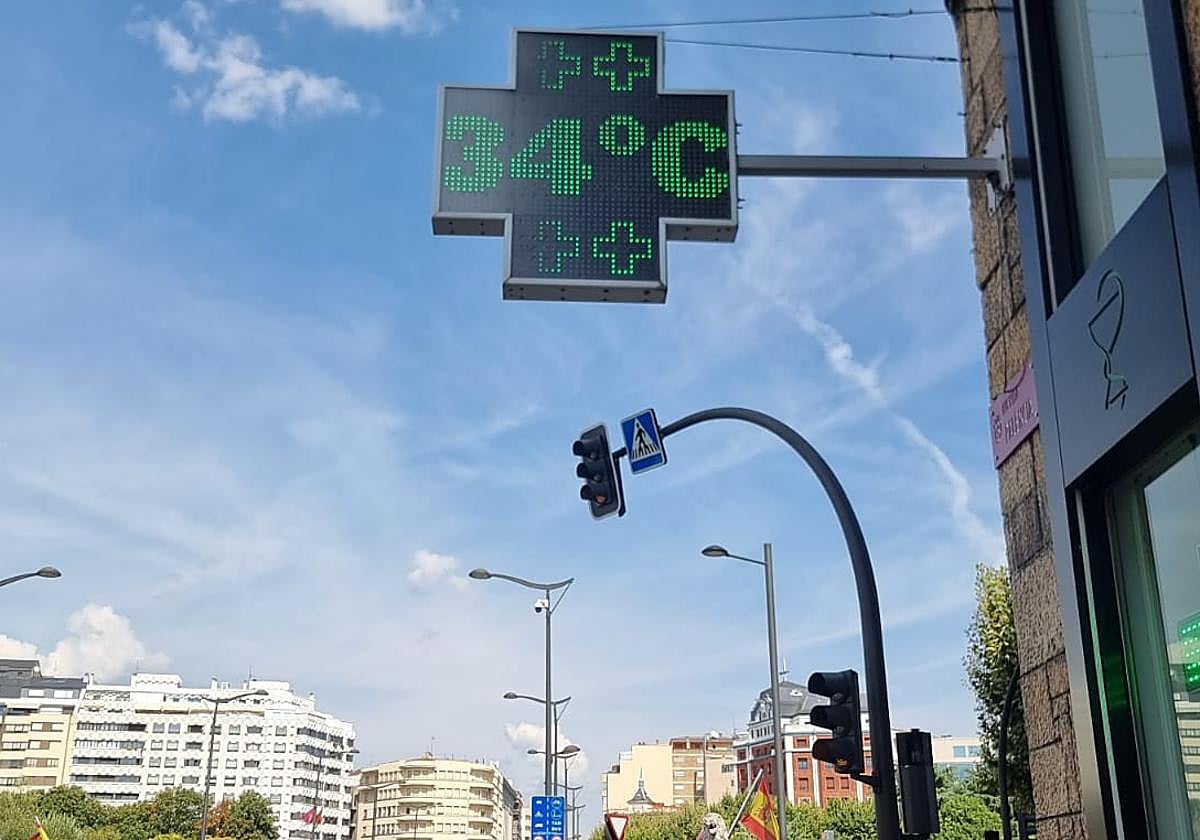 Altas temperaturas en León.