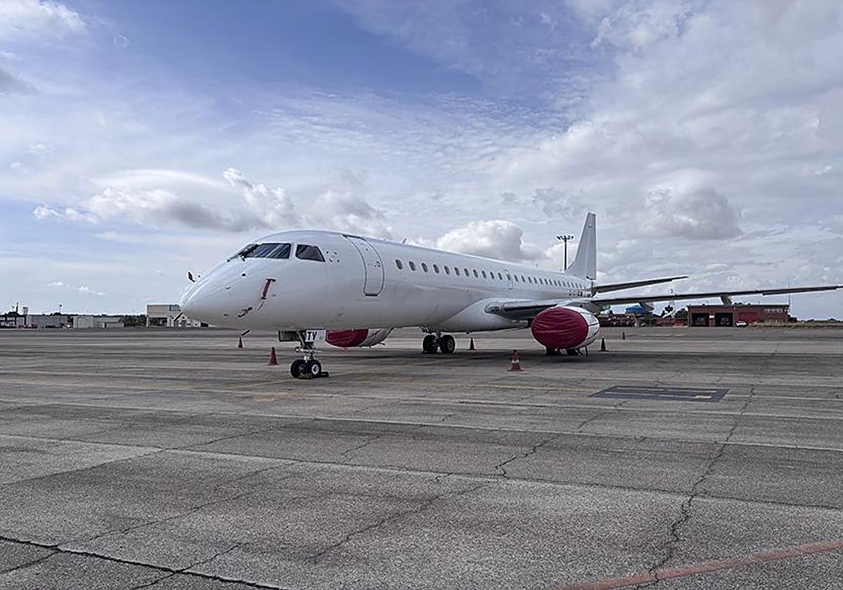 Embraer 190, primera aeronave atendida por AMLS en el Aeropuerto de León.