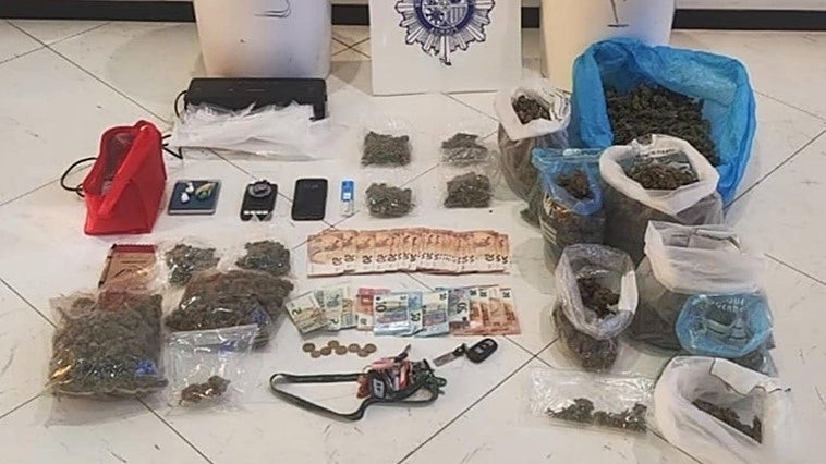 Un detenido y más de dos kilos de droga decomisados en el alfoz de León