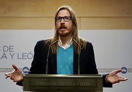 Pablo Fernández, portavoz estatal de Podemos.