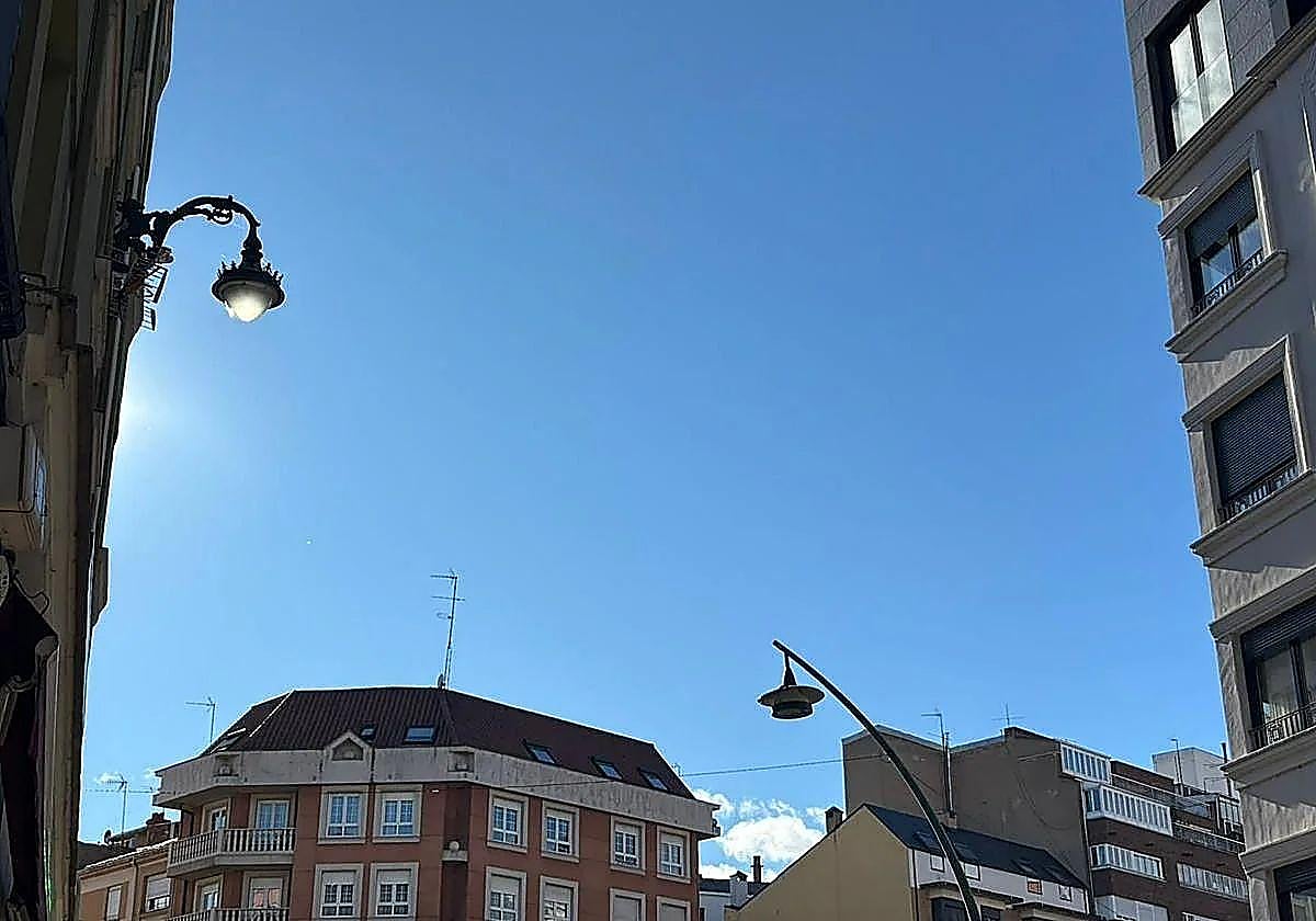 Sol en León.