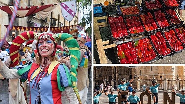 Primer fin de semana de fiestas en la capital, Feria del Pimiento Morrón y campeonato de BTT