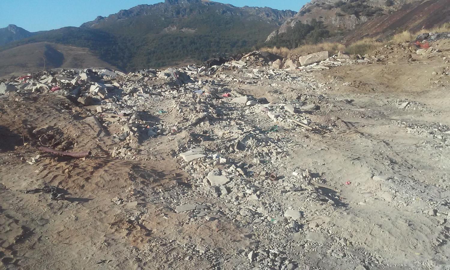 Los vertidos que no pudieron ser localizados