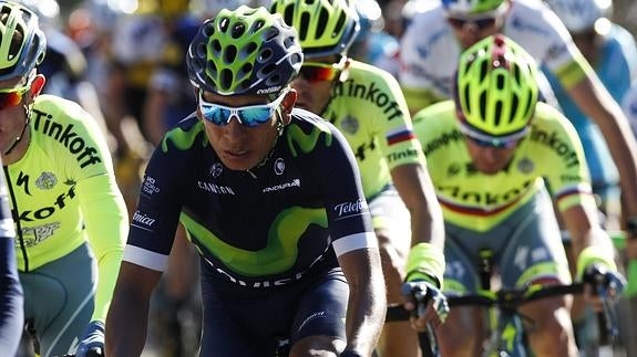 Nairo Quintana, durante la Volta a Catalunya. 