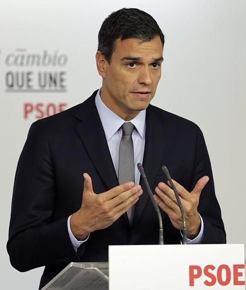 El secretario general del PSOE, Pedro Sánchez. 