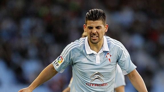 Nolito, durante un partido. 