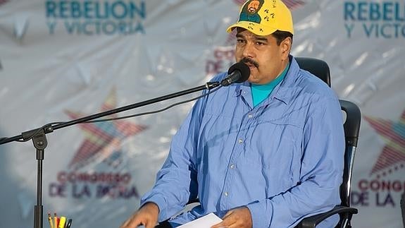 El presidente venezolano, Nicolás Maduro. 