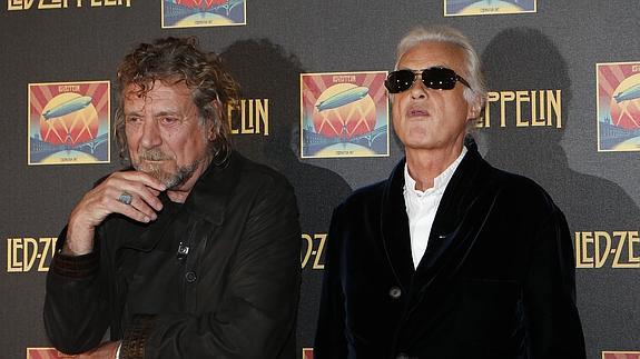 Robert Plant y Jimmy Page, autores de 'Stairway to Heaven'.