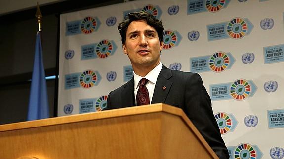 El primer ministro canadiense, Justin Trudeau.