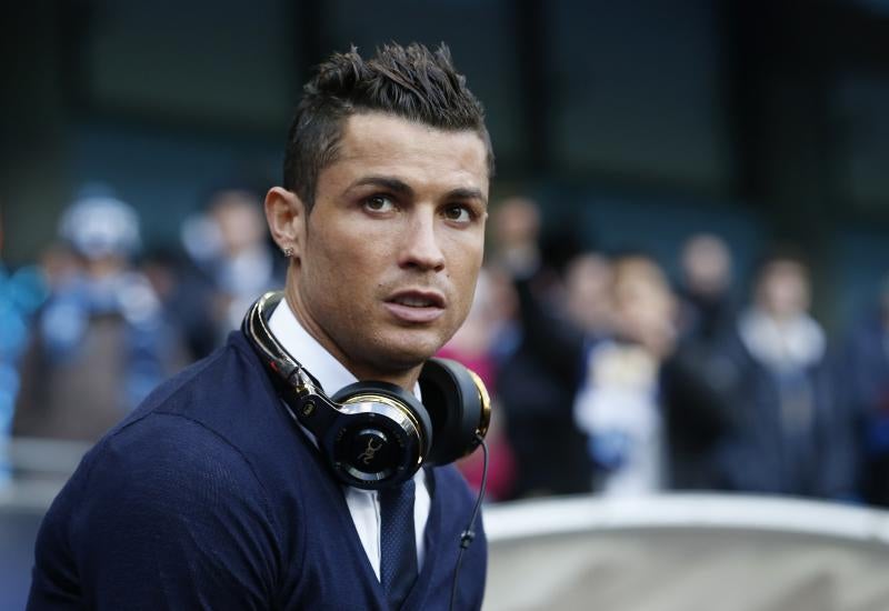 Cristiano Ronaldo en el Etihad Stadium