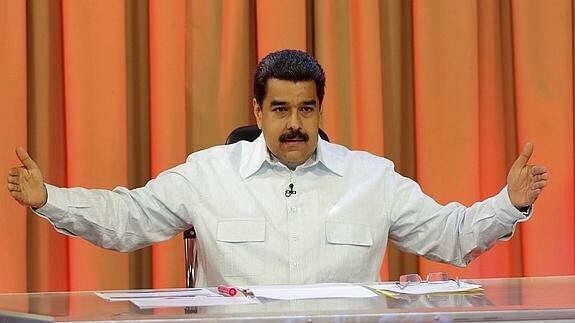 El presidente de Venezuela, Nicolás Maduro. 