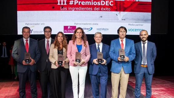 Todos los premiados por la Asociación DEC.