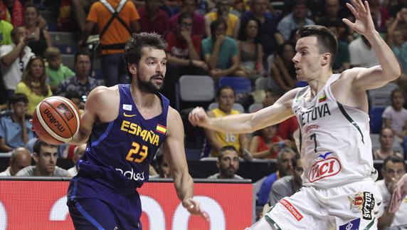 Sergio Llull, durante el partido. 