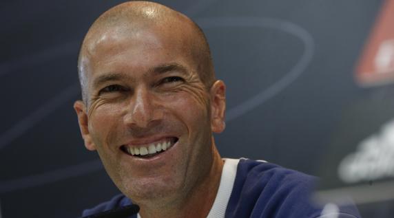 Zidane, durante la rueda de prensa. 