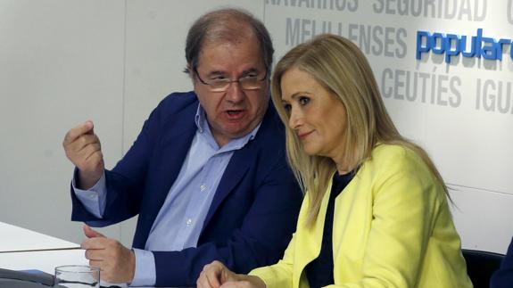 Juan Vicente Herrera y Cristina Cifuentes. 