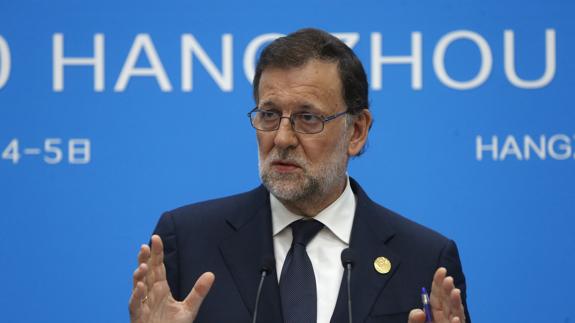 El presidente del Gobierno español en funciones, Mariano Rajoy.