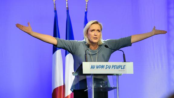 La líder del ultraderechista Frente Nacional, Marine Le Pen.
