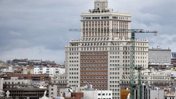 El Edificio España de Madrid.