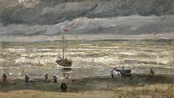 'Paisaje marítimo en Scheveneingen', de Van Gogh.