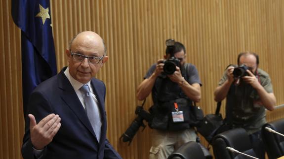 Cristóbal Montoro, ministro de Hacienda en funciones.