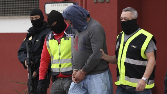 Imagen del detenido en Ceuta. 
