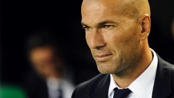 Zinedine Zidane, entrenador del Real Madrid. 