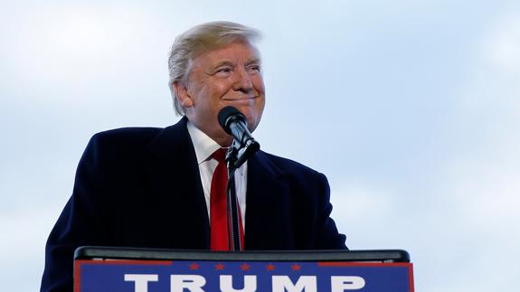 Donald Trump, durante un mitin esta semana.