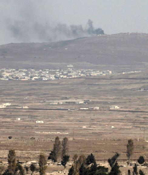 Conflicto sirio desde los Altos del Golán
