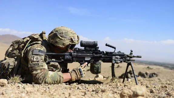 Un soldado estadounidense, durante una operación en Afganistán. 