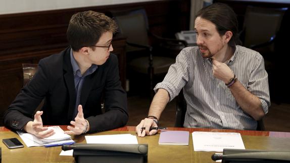 Pablo Iglesias e Iñigo Errejón.