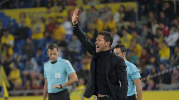 Simeone, ante Las Palmas. 