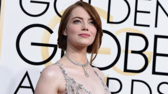 Emma Stone, gran triunfadora en los Globos de Oro.