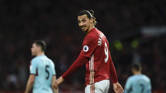 Ibrahimovic, durante un partido. 