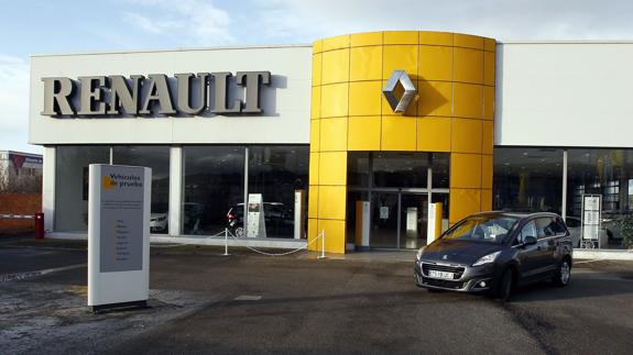 Un concesionario de Renault.