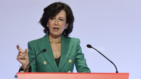 Ana Botín, presidenta del Santander.
