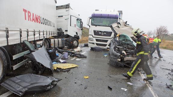 Accidente de tráfico en Álava.